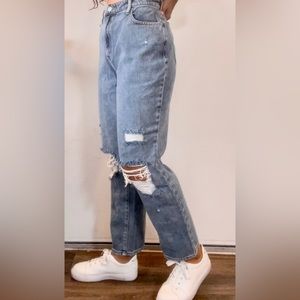 Pacsun Mom Jean size 31 waist women’s distressed
